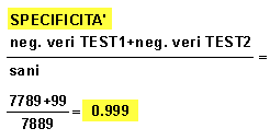 Epidemiologia veterinaria: test multipli (schema)